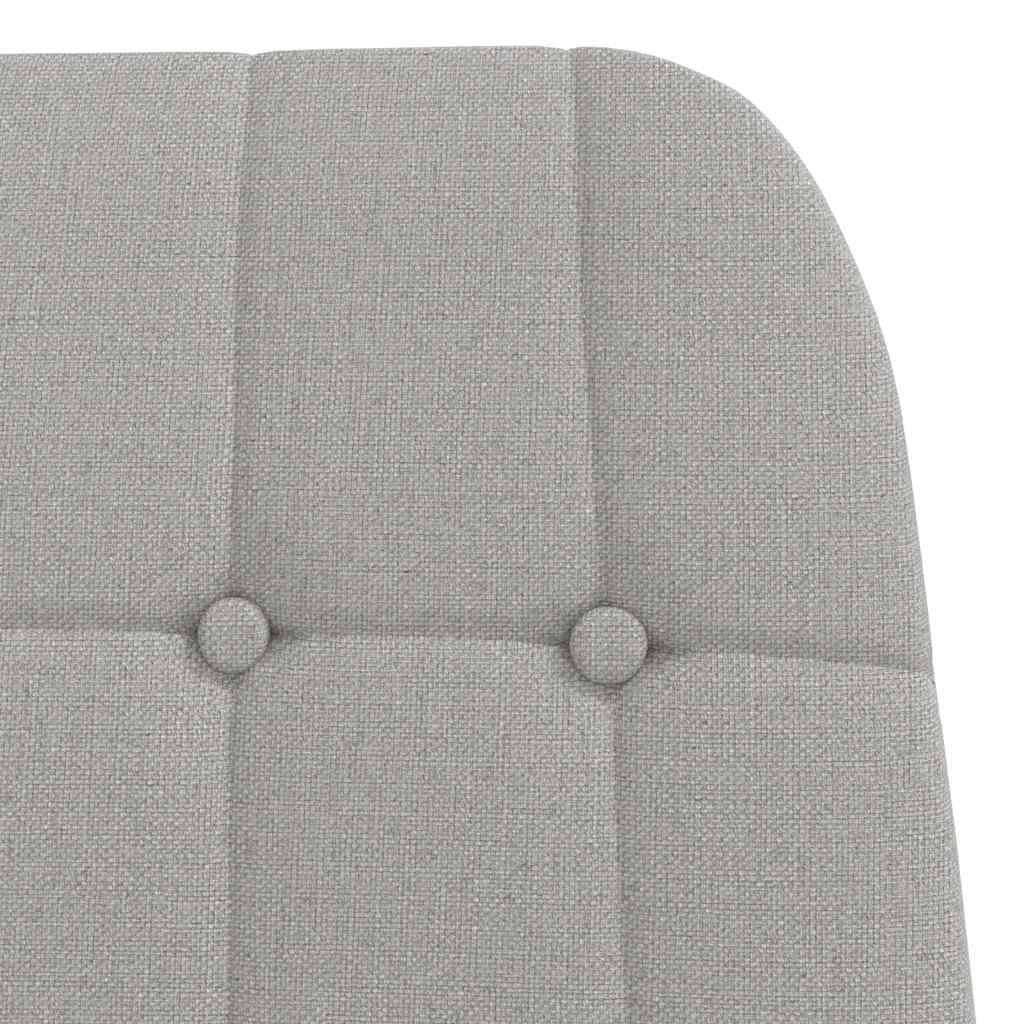 vidaXL Scaun de relaxare Cloud Grey Fabric vidaXL Scaun de relaxare Cloud Grey Fabric