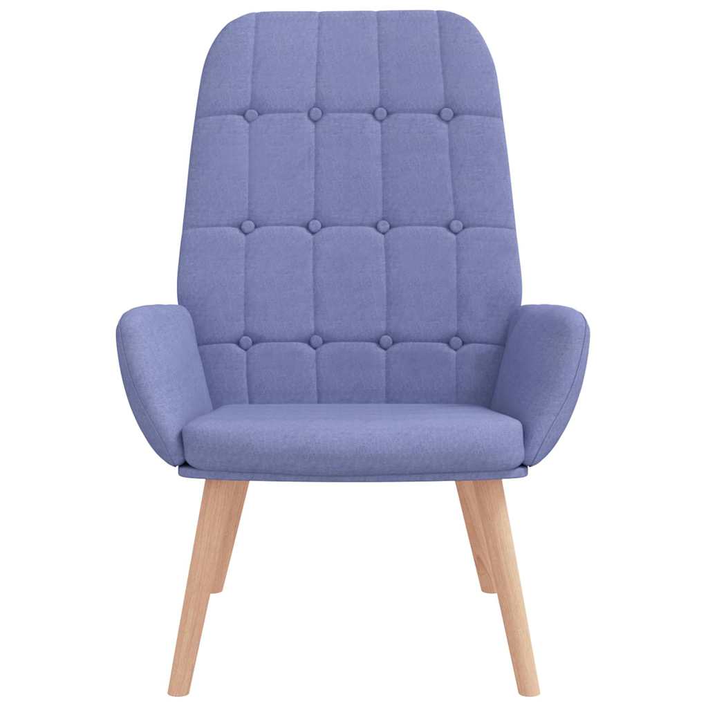 vidaXL Scaun de relaxare, jeans albastru, material textil vidaXL Scaun de relaxare, jeans albastru, material textil
