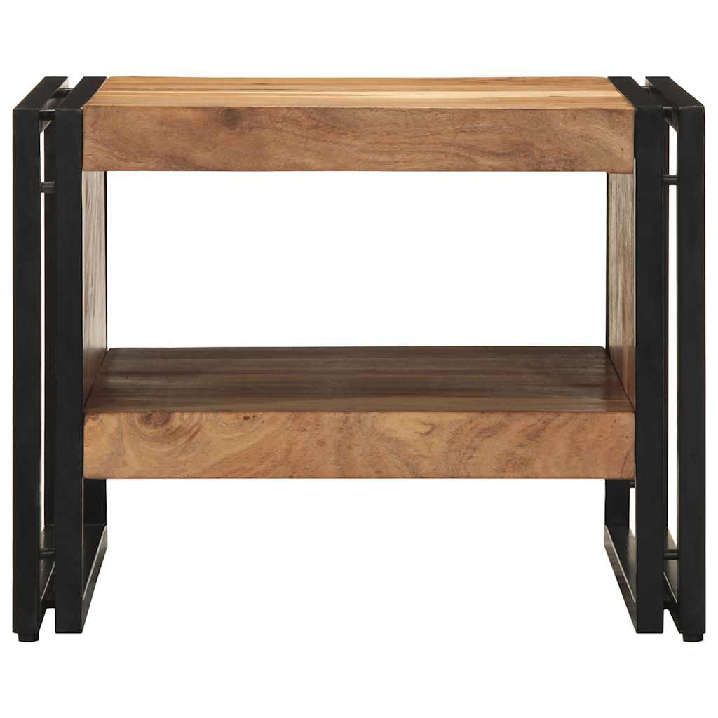 vidaXL Masuta de cafea 50x50x38 cm din lemn masiv de salcam vidaXL Masuta de cafea 50x50x38 cm din lemn masiv de salcam