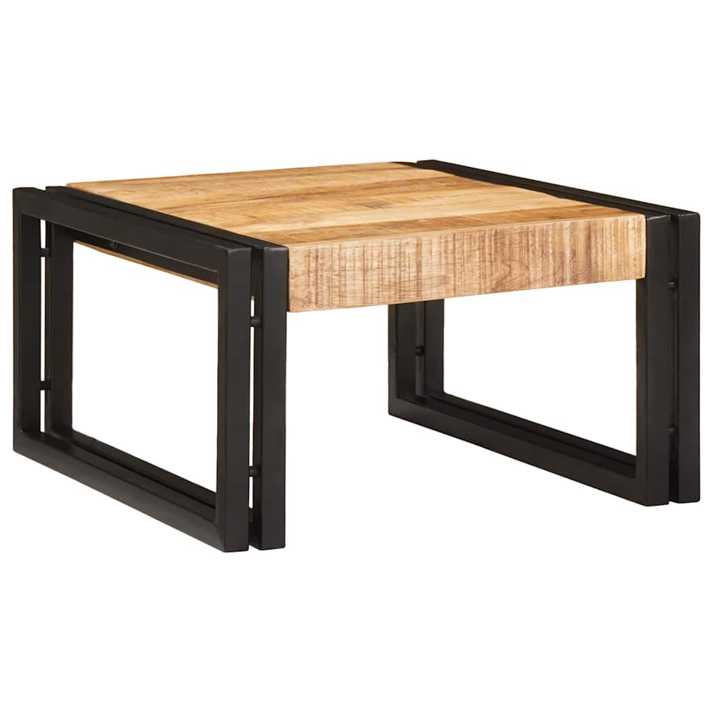 vidaXL Raft pentru baie 40 x 50 x 23 cm Lemn masiv de mango și fier