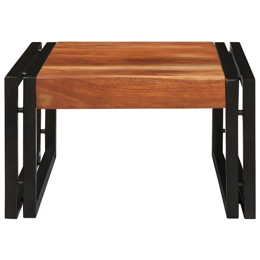 vidaXL Raft pentru baie 40 x 50 x 23 cm Lemn masiv de mango și fier