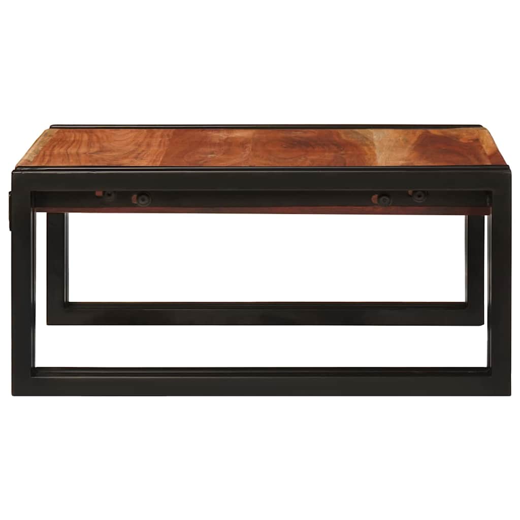 vidaXL Raft pentru baie 40 x 50 x 23 cm Lemn masiv de mango și fier