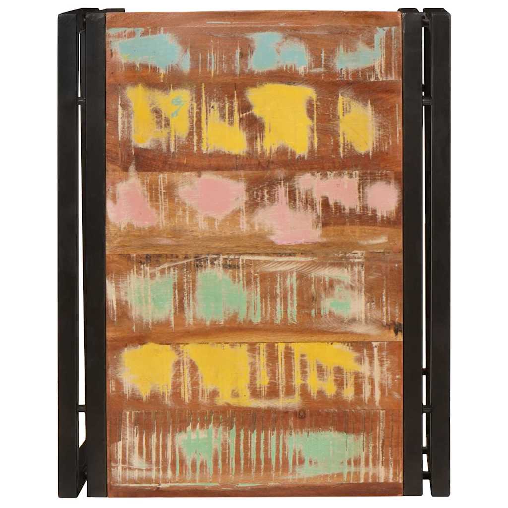vidaXL Raft pentru baie 60 x 50 x 23 cm Lemn masiv de mango și fier