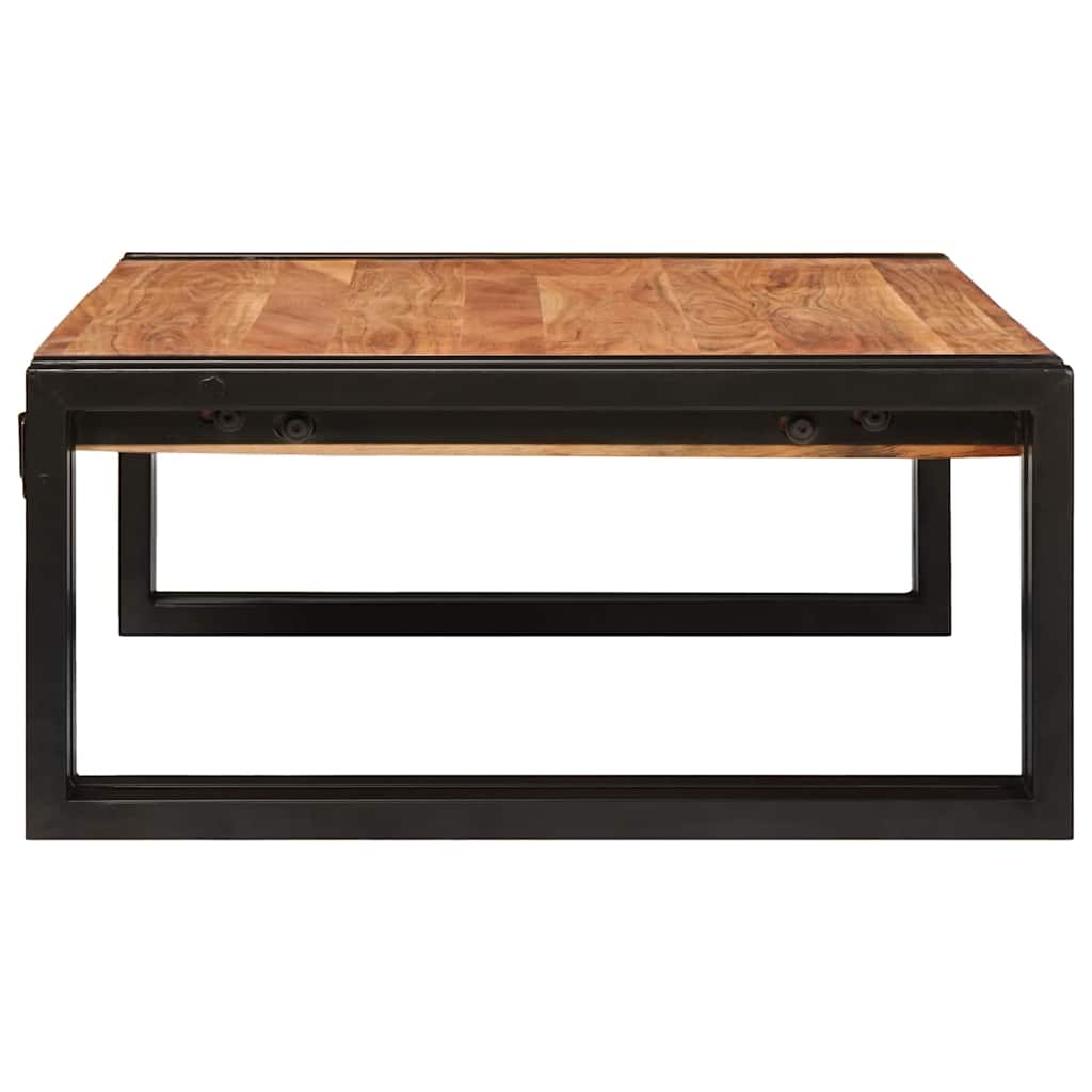 vidaXL Raft pentru baie 65 x 50 x 23 cm Lemn masiv de mango și fier