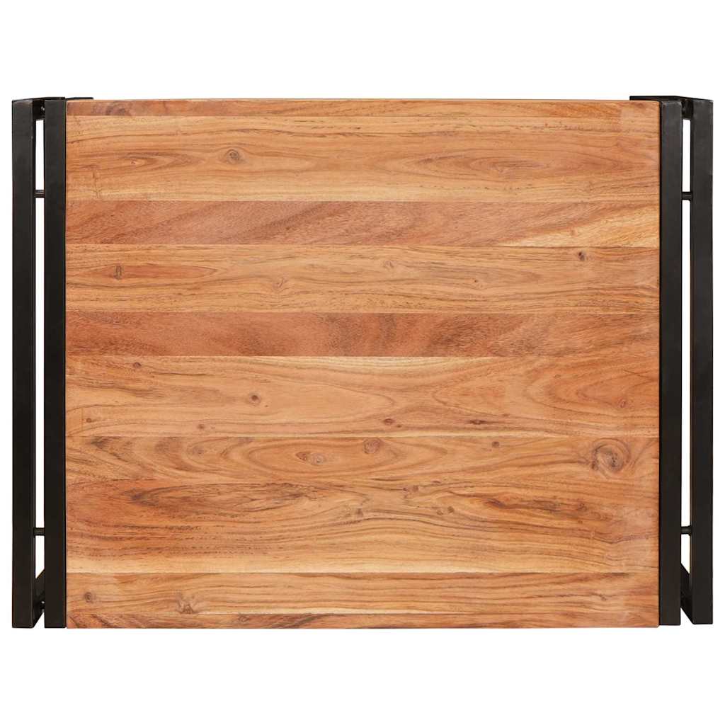 vidaXL Raft pentru baie 65 x 50 x 23 cm Lemn masiv de mango și fier