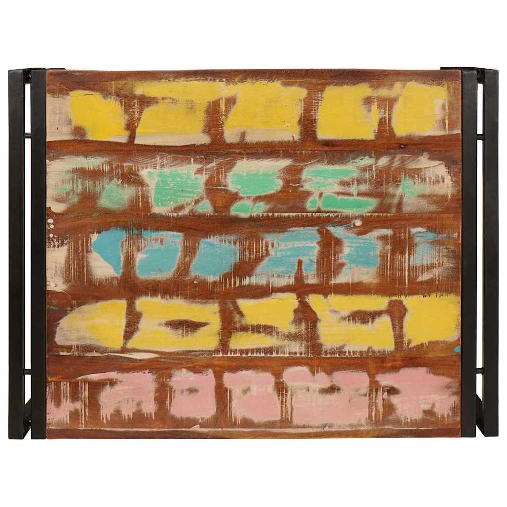 vidaXL Raft pentru baie 65 x 50 x 23 cm Lemn masiv de mango și fier
