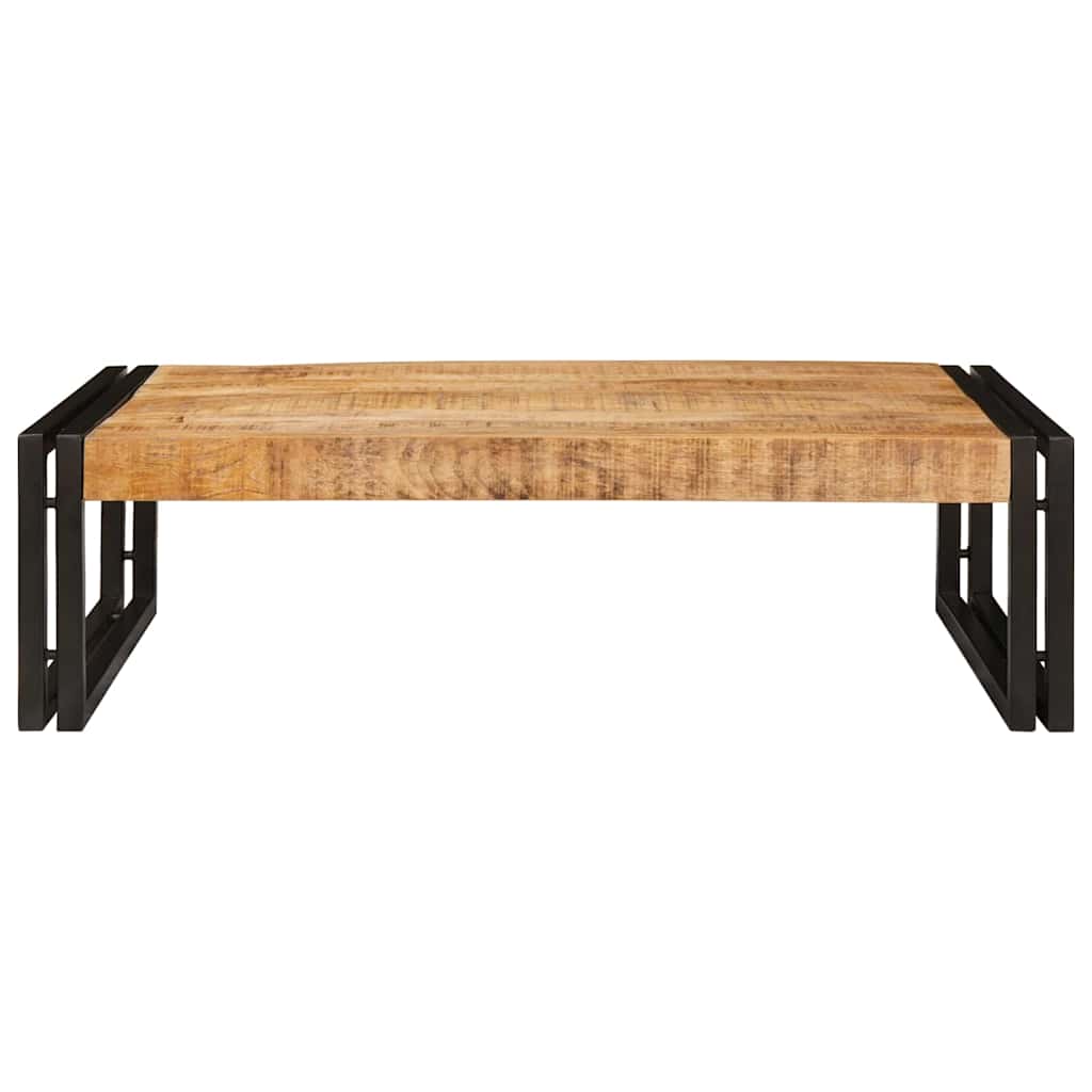 vidaXL Raft pentru baie 80 x 50 x 23 cm Lemn masiv de mango și fier