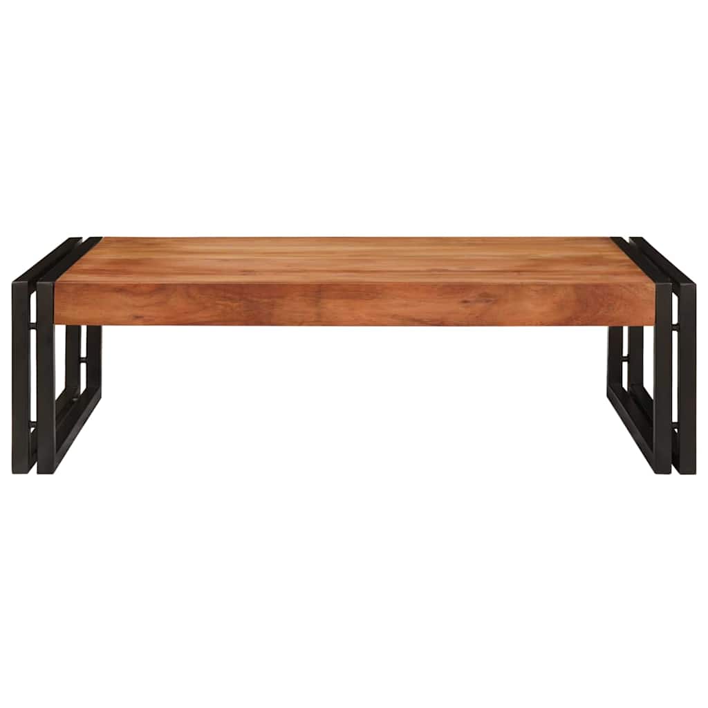 vidaXL Raft pentru baie 80 x 50 x 23 cm Lemn masiv de mango și fier
