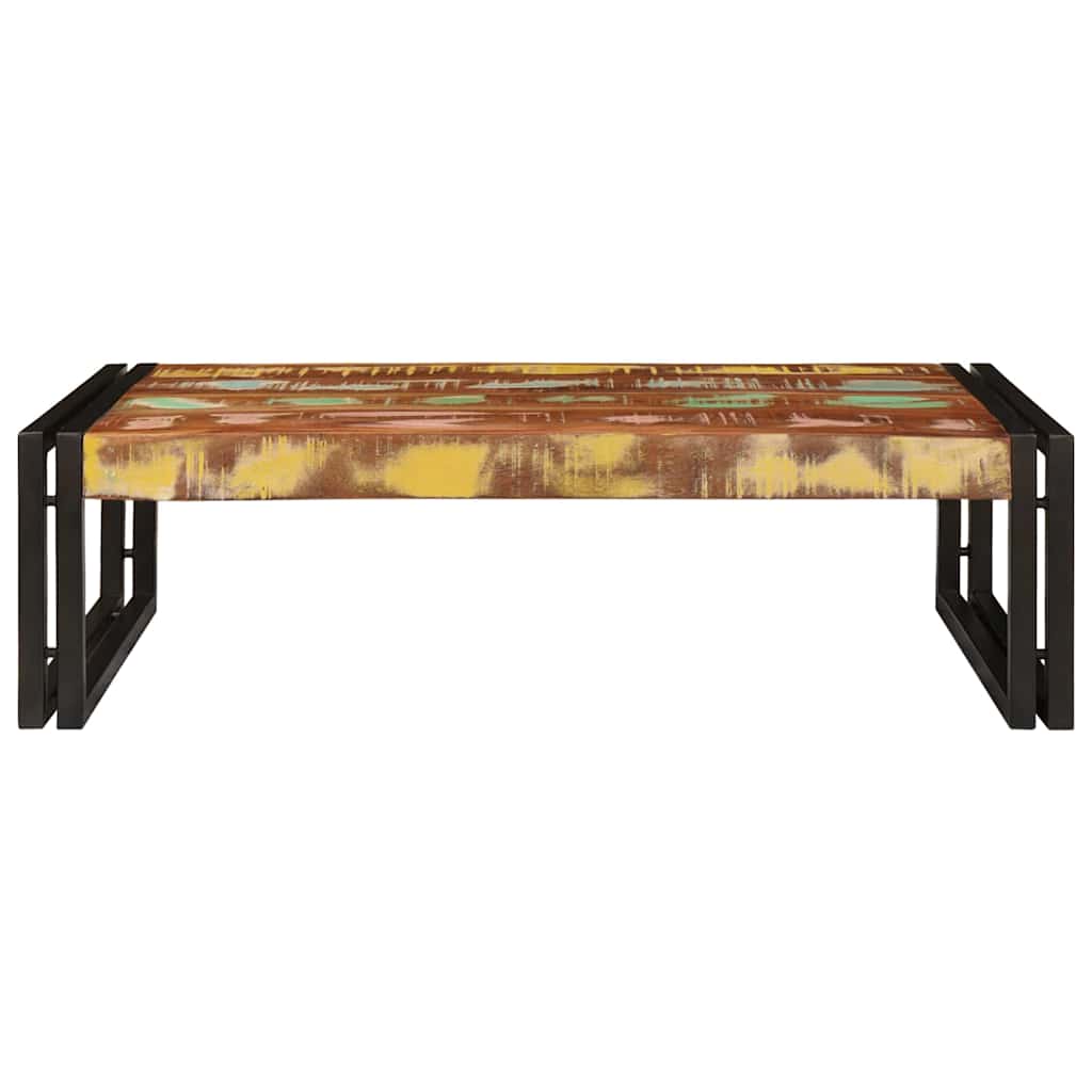 vidaXL Raft pentru baie 80 x 50 x 23 cm Lemn masiv de mango și fier