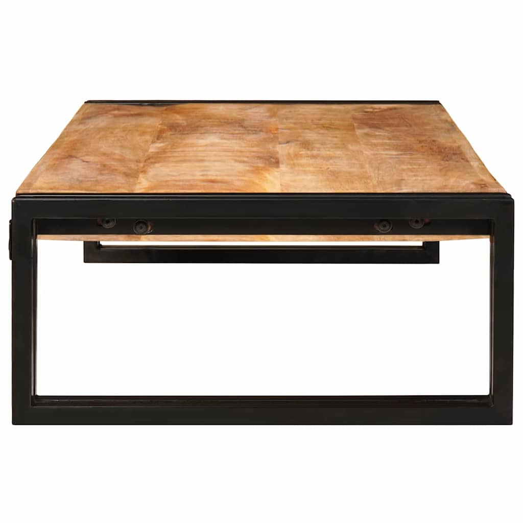 vidaXL Raft pentru baie 100 x 50 x 23 cm Lemn masiv de mango și fier
