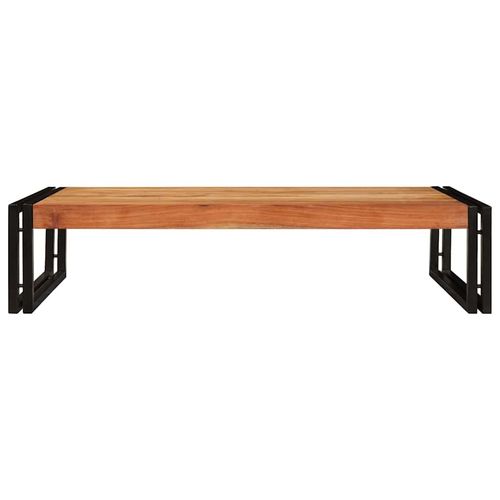 vidaXL Raft pentru baie 100 x 50 x 23 cm Lemn masiv de mango și fier