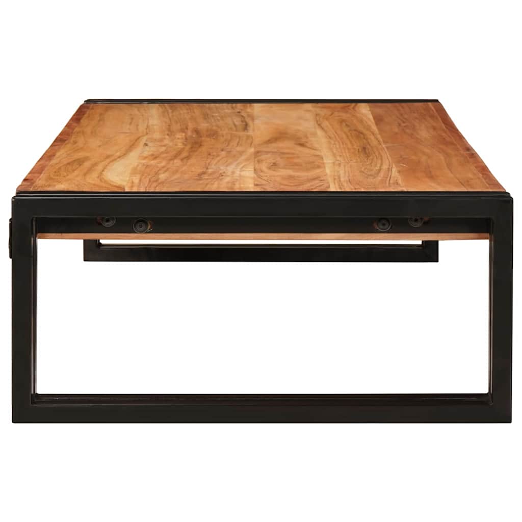vidaXL Raft pentru baie 100 x 50 x 23 cm Lemn masiv de mango și fier