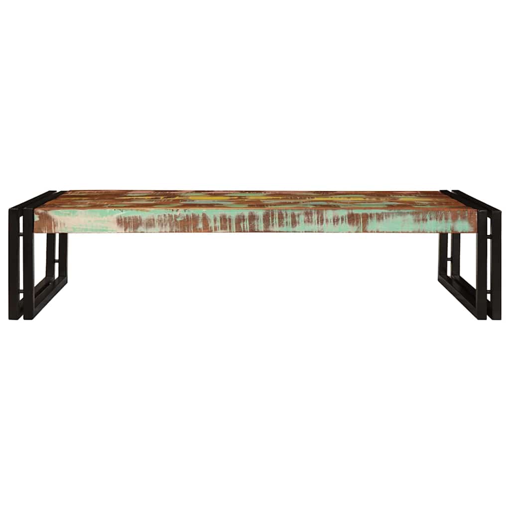vidaXL Raft pentru baie 100 x 50 x 23 cm Lemn masiv de mango și fier