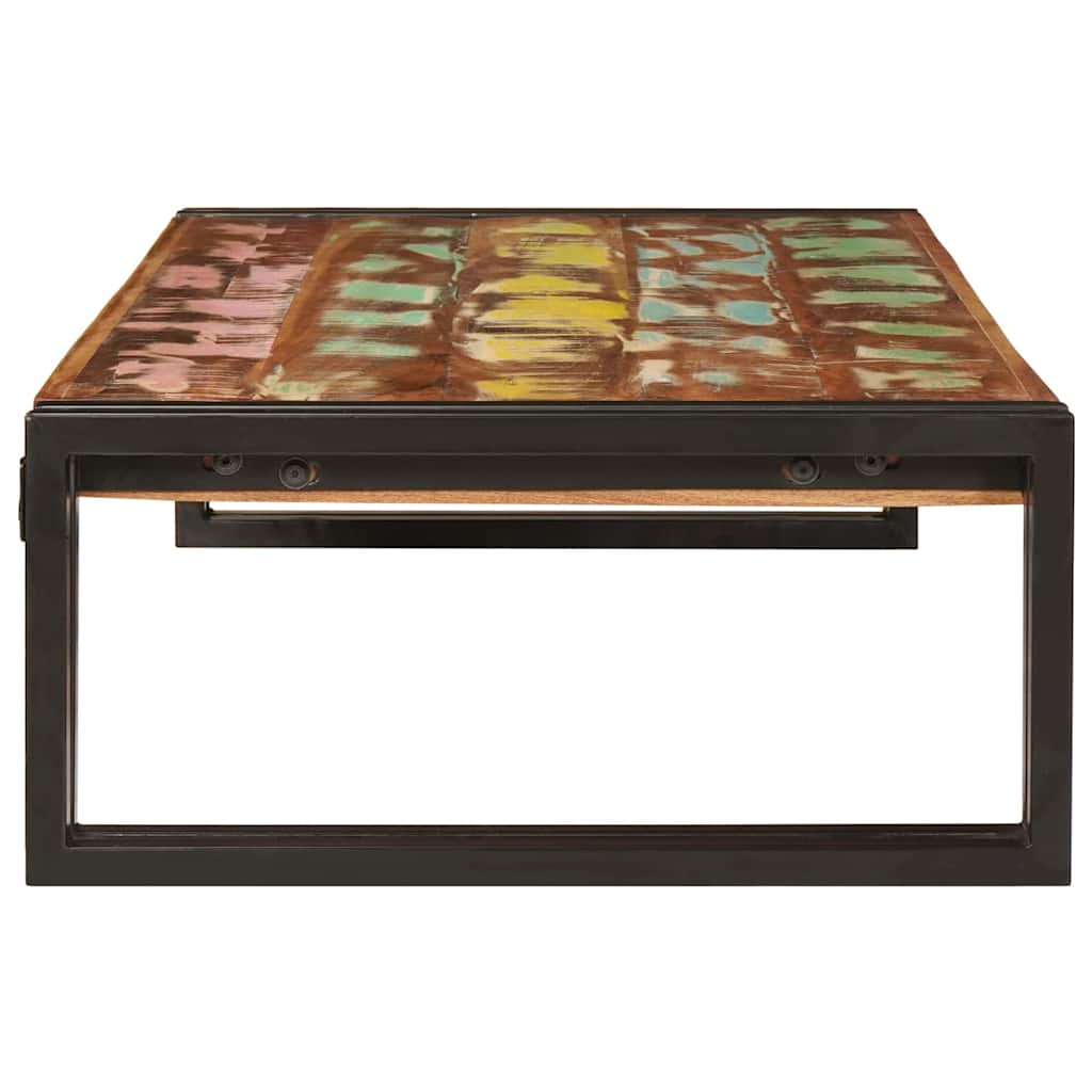 vidaXL Raft pentru baie 100 x 50 x 23 cm Lemn masiv de mango și fier