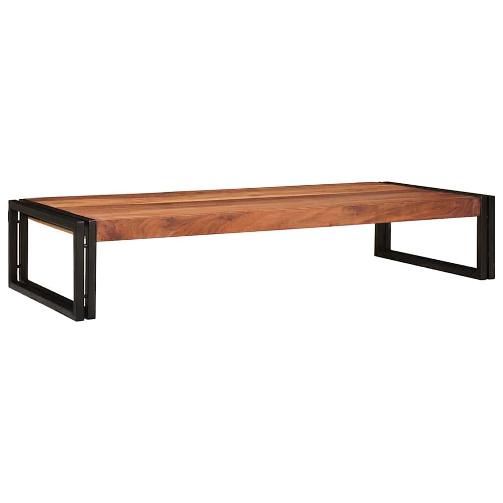 vidaXL Raft pentru baie 120 x 50 x 23 cm Lemn masiv de mango și fier