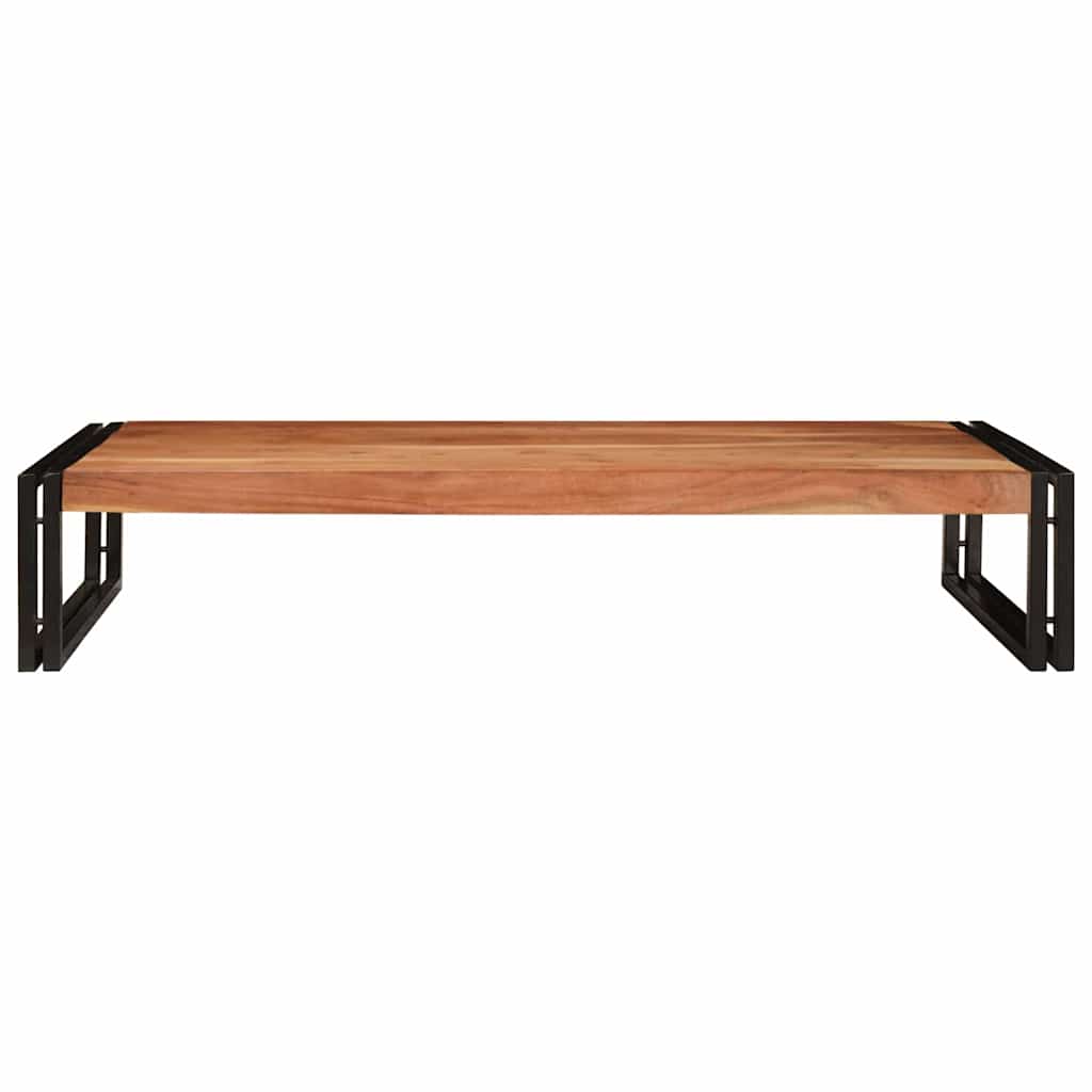 vidaXL Raft pentru baie 120 x 50 x 23 cm Lemn masiv de mango și fier