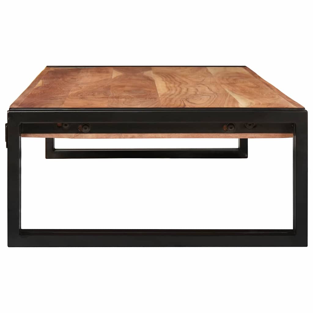 vidaXL Raft pentru baie 120 x 50 x 23 cm Lemn masiv de mango și fier