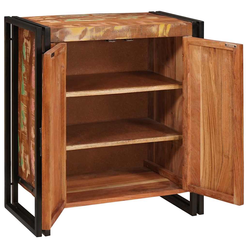 vidaXL Dulap de noapte Multicolour 38 x 33 x 58 cm Lemn masiv reciclat vidaXL Dulap de noapte Multicolour 38 x 33 x 58 cm Lemn masiv reciclat
