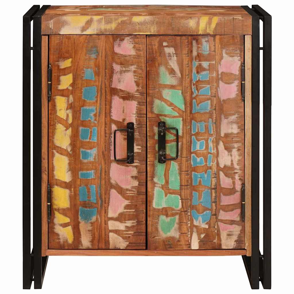 vidaXL Dulap de noapte Multicolour 38 x 33 x 58 cm Lemn masiv reciclat vidaXL Dulap de noapte Multicolour 38 x 33 x 58 cm Lemn masiv reciclat