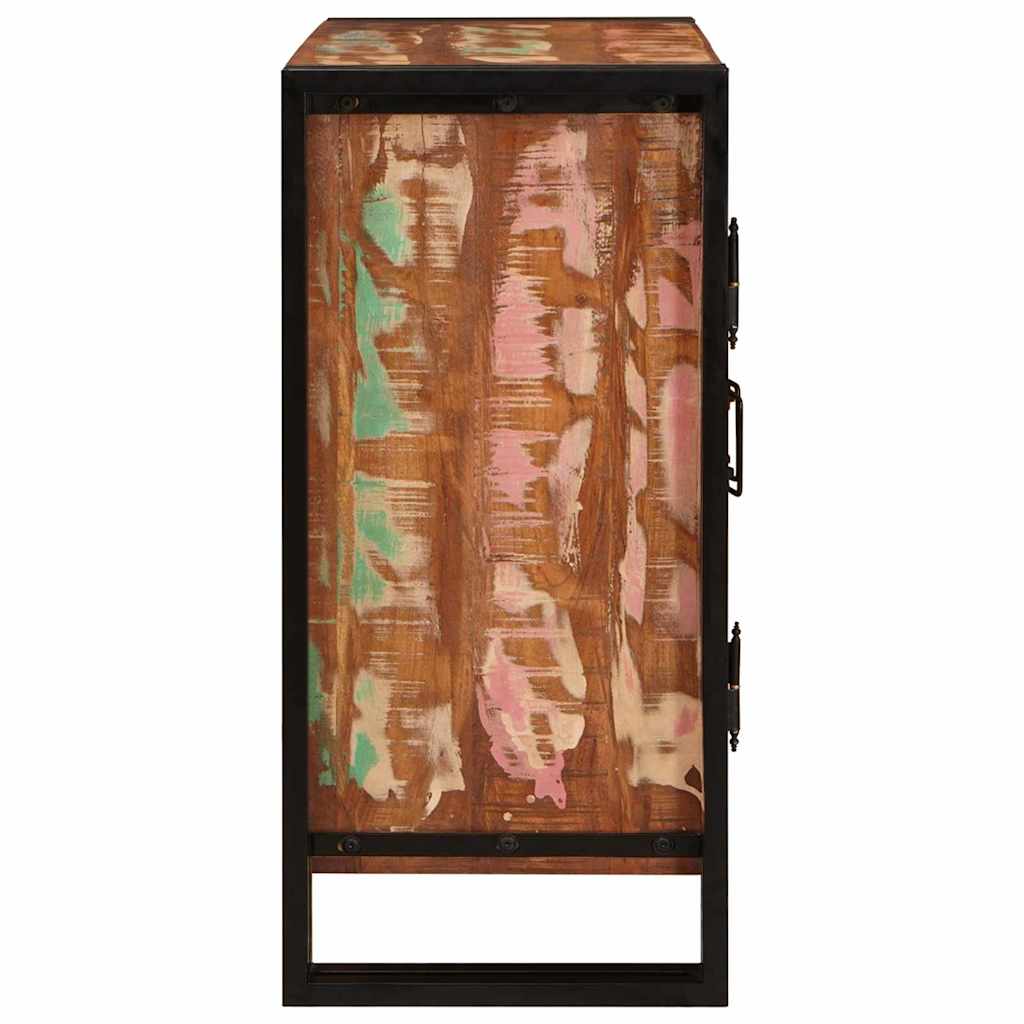 vidaXL Dulap de noapte Multicolour 38 x 33 x 58 cm Lemn masiv reciclat vidaXL Dulap de noapte Multicolour 38 x 33 x 58 cm Lemn masiv reciclat