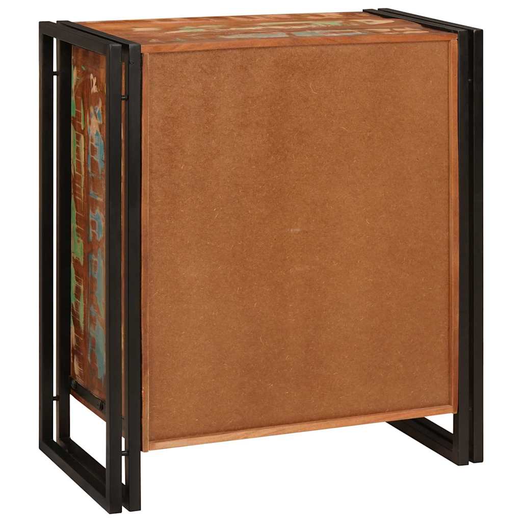 vidaXL Dulap de noapte Multicolour 38 x 33 x 58 cm Lemn masiv reciclat vidaXL Dulap de noapte Multicolour 38 x 33 x 58 cm Lemn masiv reciclat