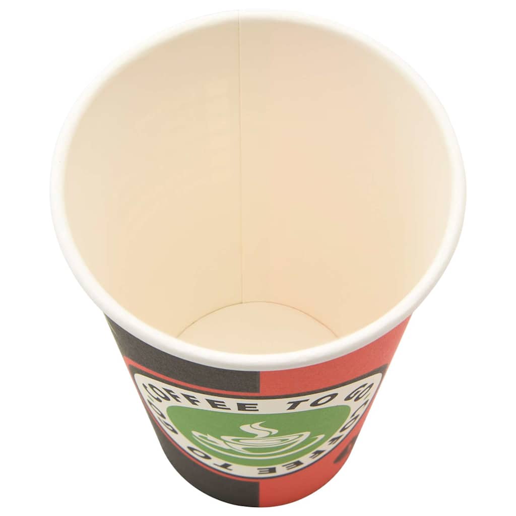 vidaXL Cești de cafea din hârtie 1000 buc 16 oz 400 ml roșu și negru vidaXL Cești de cafea din hârtie 1000 buc 16 oz 400 ml roșu și negru