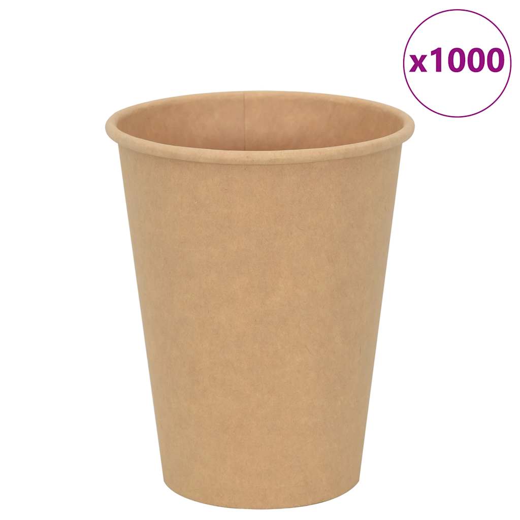 vidaXL Cești de cafea din hârtie 1000 buc 12 oz 300 ml maro vidaXL Cești de cafea din hârtie 1000 buc 12 oz 300 ml maro