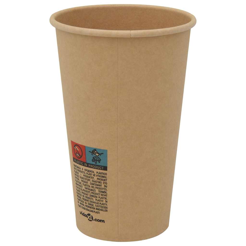 vidaXL Cești de cafea din hârtie 1000 buc 16 oz 400 ml roșu și negru vidaXL Cești de cafea din hârtie 1000 buc 16 oz 400 ml roșu și negru