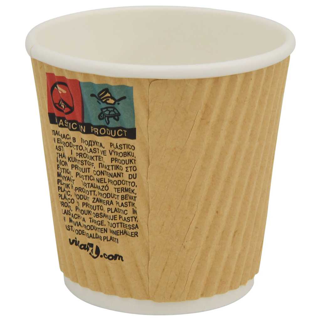 vidaXL Cești de cafea din hârtie 1000 buc 4oz 100ml maro vidaXL Cești de cafea din hârtie 1000 buc 4oz 100ml maro