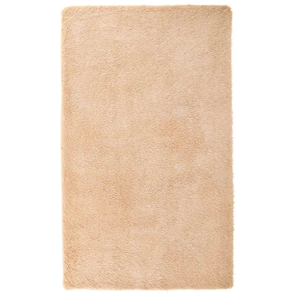 vidaXL Covor shaggy cu pom înalt, NAVARRA, bej, 60x100 cm, poliester