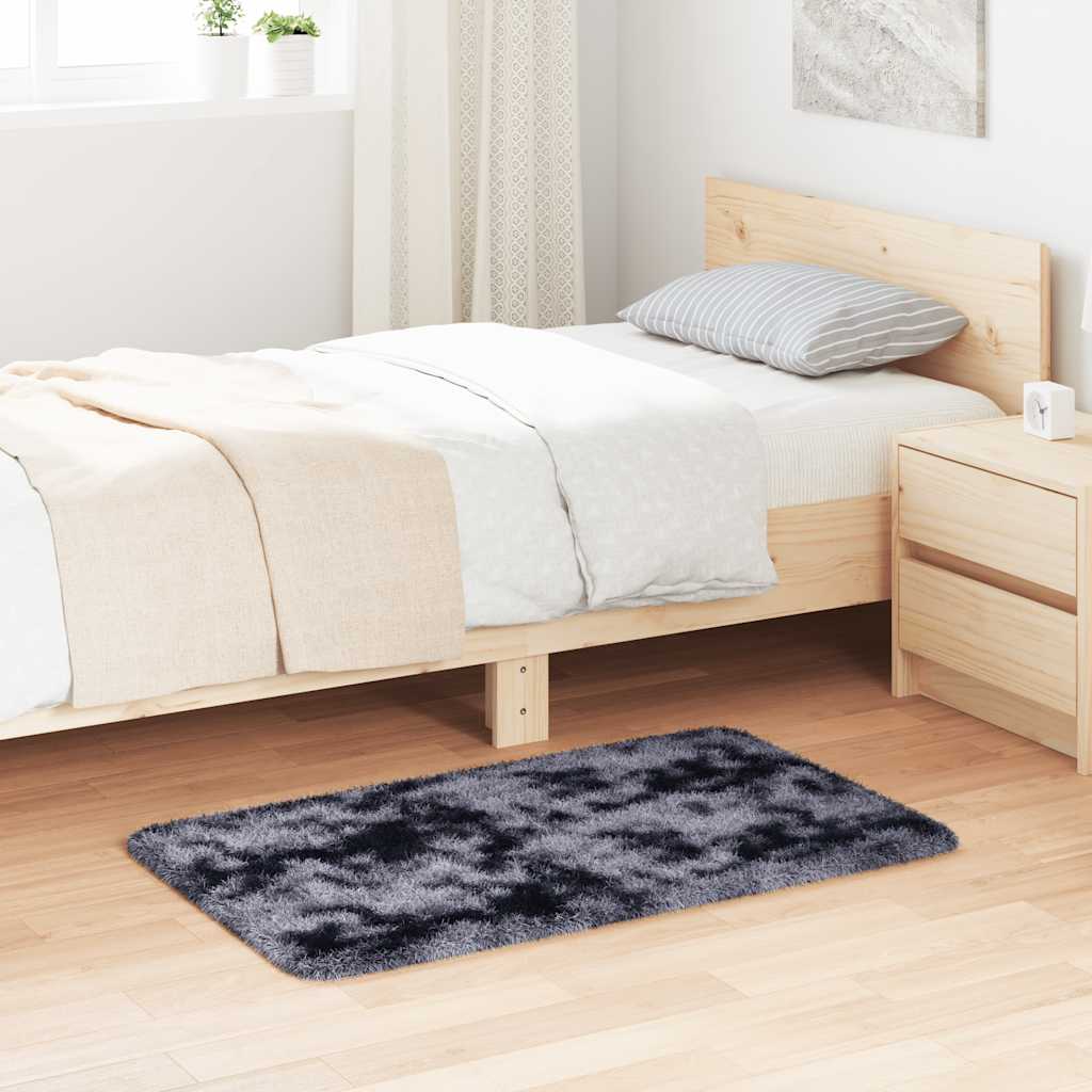 vidaXL Covor shaggy cu pom înalt, NAVARRA, gri închis, 60x100 cm vidaXL Covor shaggy cu pom înalt, NAVARRA, gri închis, 60x100 cm
