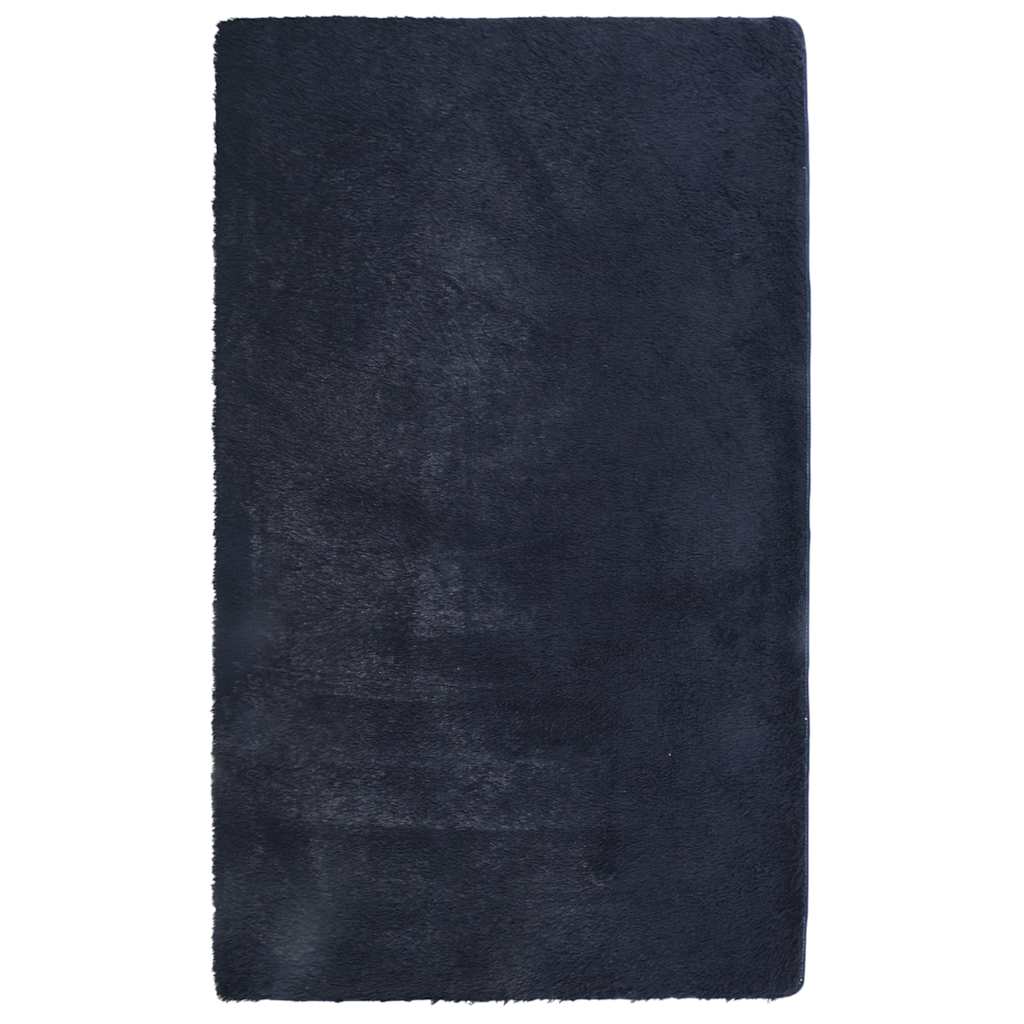 vidaXL Covor shaggy cu pom înalt, NAVARRA, bleumarin, 60x100 cm