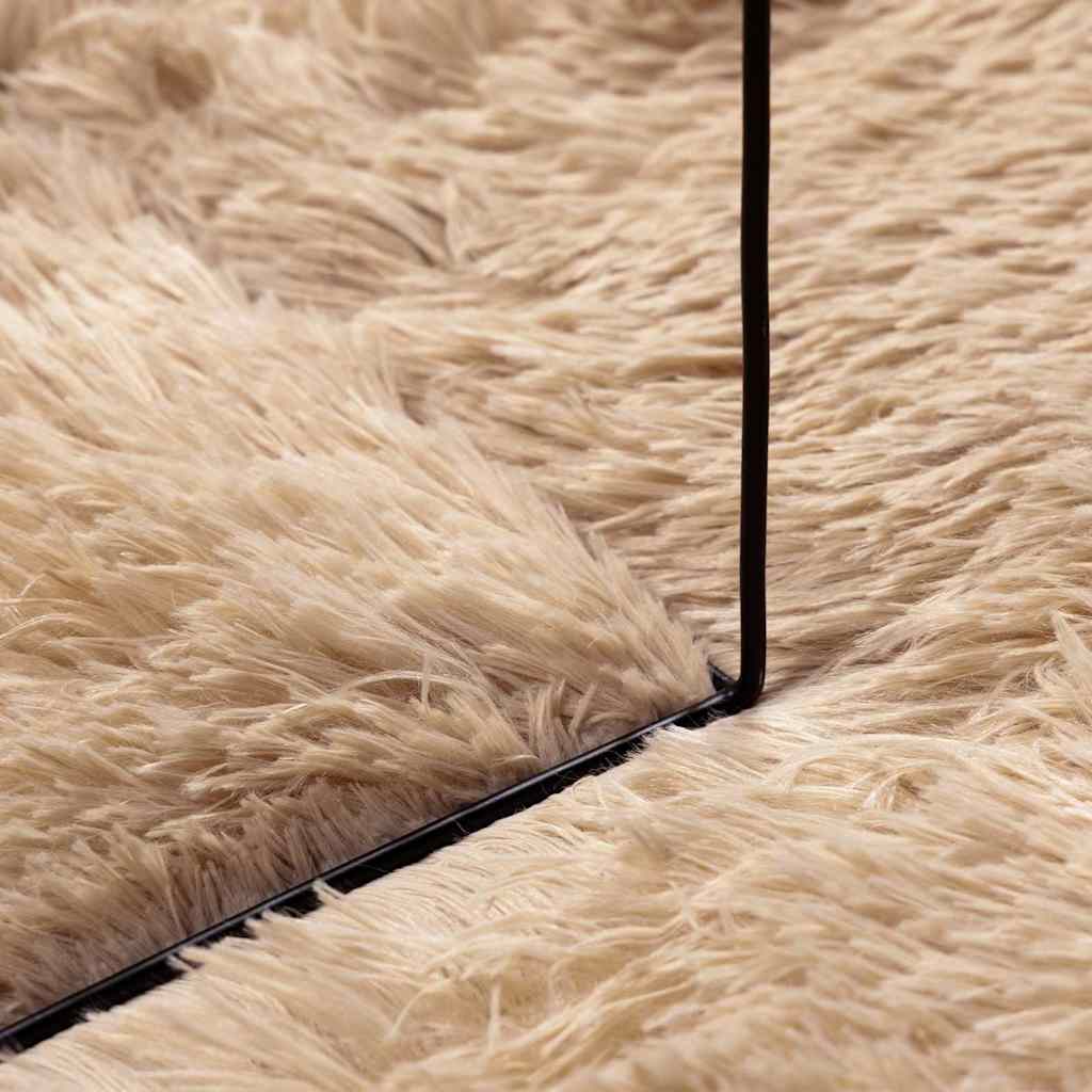 vidaXL Covor shaggy cu pom înalt, NAVARRA, bej, 120x170 cm, poliester vidaXL Covor shaggy cu pom înalt, NAVARRA, bej, 120x170 cm, poliester