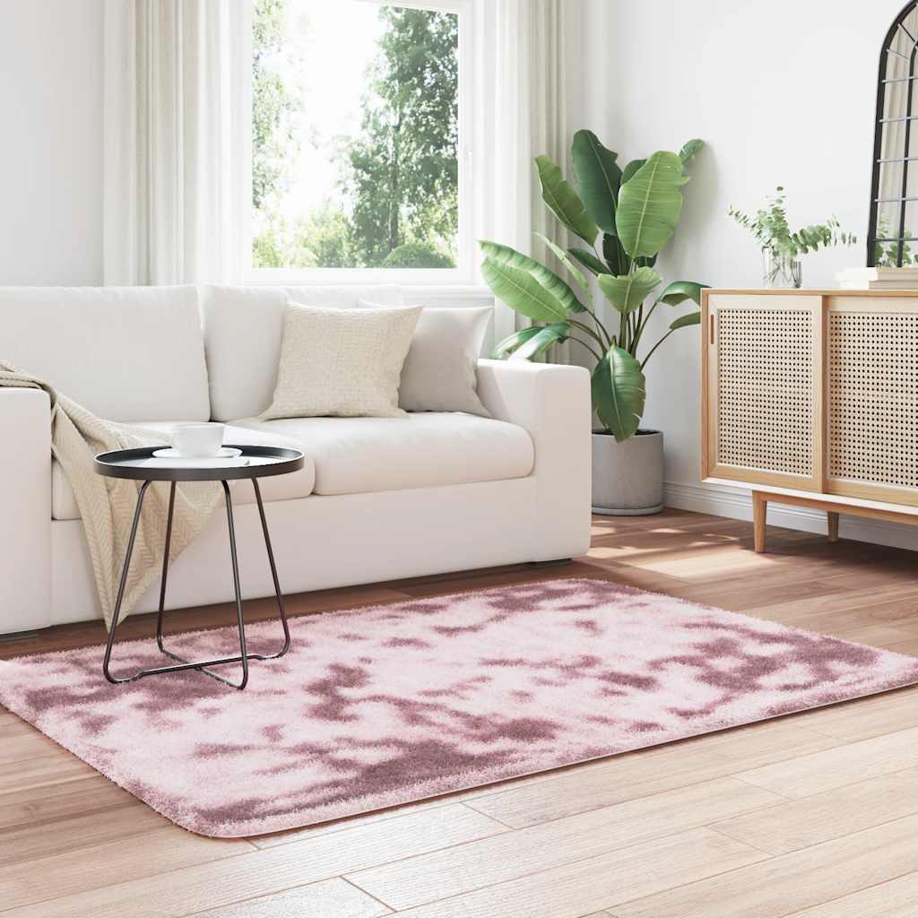 vidaXL Covor shaggy cu pom înalt, NAVARRA, roz praf, 120x170 cm vidaXL Covor shaggy cu pom înalt, NAVARRA, roz praf, 120x170 cm