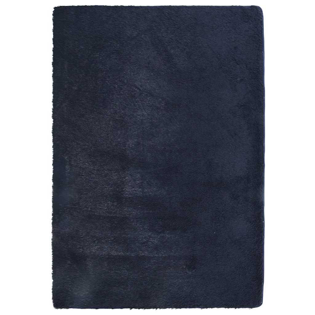 vidaXL Covor shaggy cu pom înalt, NAVARRA, bleumarin, 120x170 cm