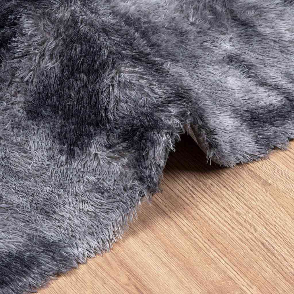 vidaXL Covor shaggy cu pom înalt, NAVARRA, gri închis, 160x230 cm vidaXL Covor shaggy cu pom înalt, NAVARRA, gri închis, 160x230 cm