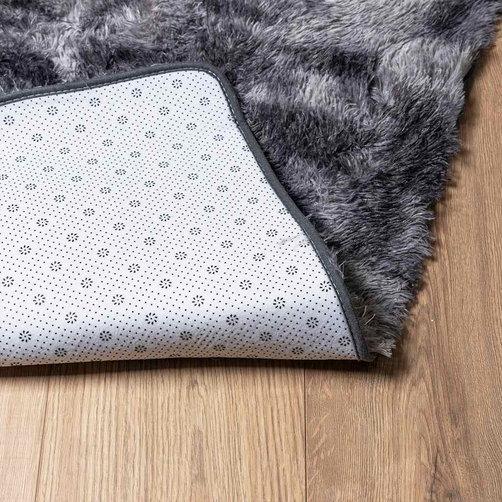vidaXL Covor shaggy cu pom înalt, NAVARRA, gri închis, 160x230 cm vidaXL Covor shaggy cu pom înalt, NAVARRA, gri închis, 160x230 cm