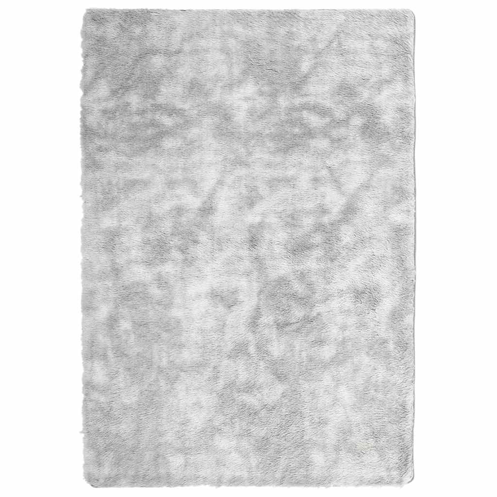 vidaXL Covor shaggy cu pom înalt, NAVARRA, gri deschis, 160x230 cm