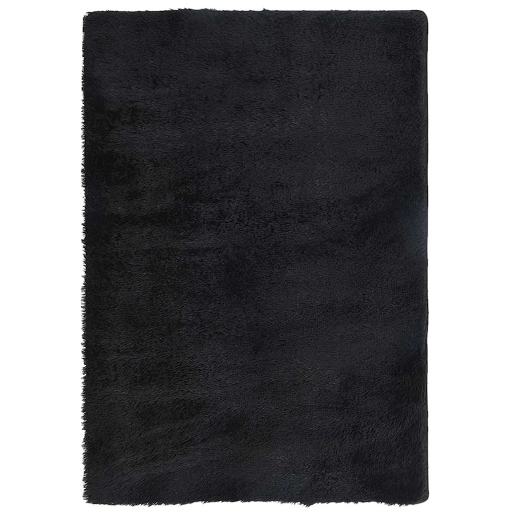 vidaXL Covor shaggy cu pom înalt, NAVARRA, negru, 200x290cm, poliester vidaXL Covor shaggy cu pom înalt, NAVARRA, negru, 200x290cm, poliester