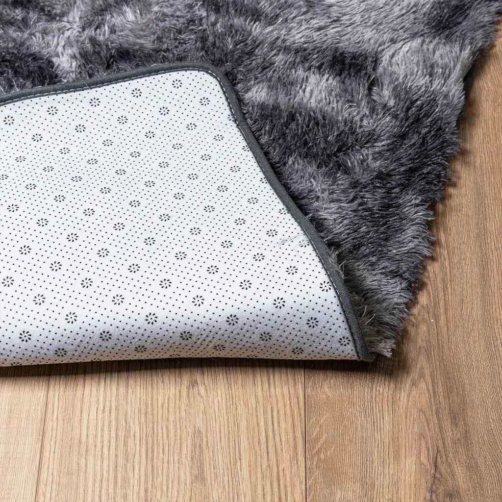 vidaXL Covor shaggy cu pom înalt, NAVARRA, gri închis, 200x290 cm vidaXL Covor shaggy cu pom înalt, NAVARRA, gri închis, 200x290 cm
