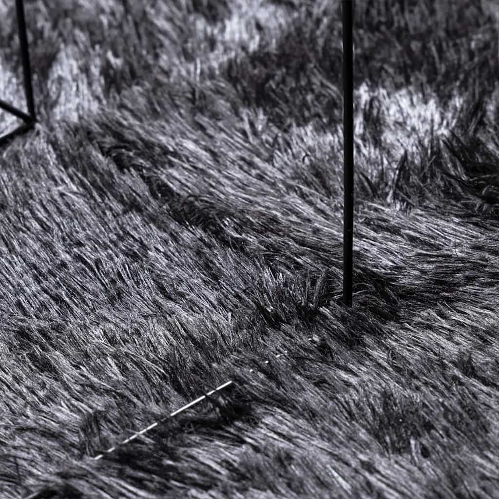 vidaXL Covor shaggy cu pom înalt, NAVARRA, gri închis, 200x290 cm vidaXL Covor shaggy cu pom înalt, NAVARRA, gri închis, 200x290 cm
