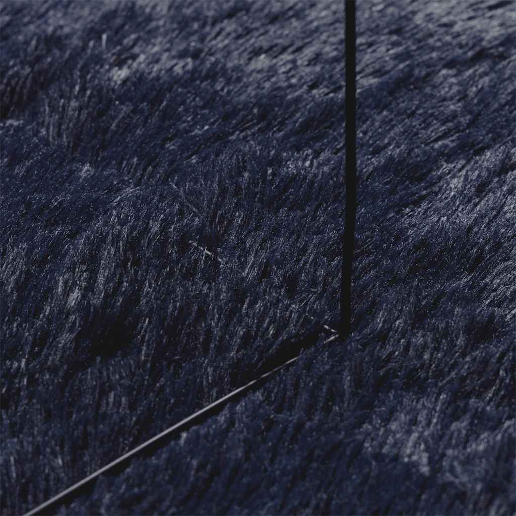 vidaXL Covor shaggy cu pom înalt, NAVARRA, bleumarin, 200x290 cm