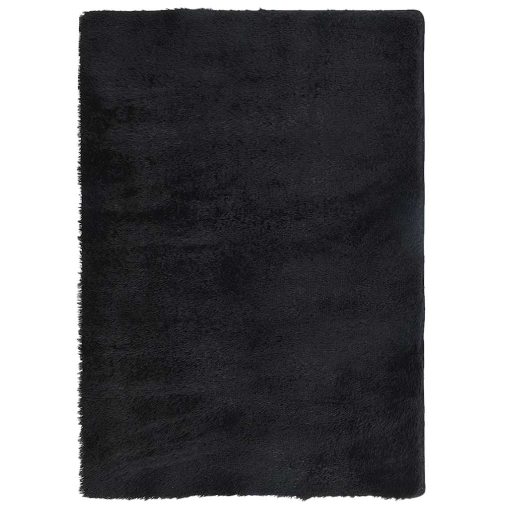 vidaXL Covor shaggy cu pom înalt, NAVARRA, negru, 240x340cm, poliester