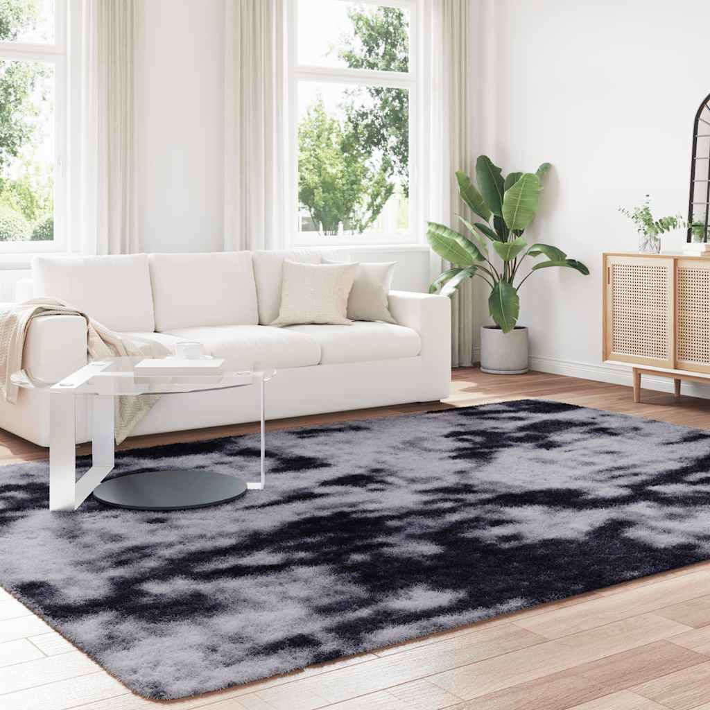 vidaXL Covor shaggy cu pom înalt, NAVARRA, gri închis, 240x340 cm