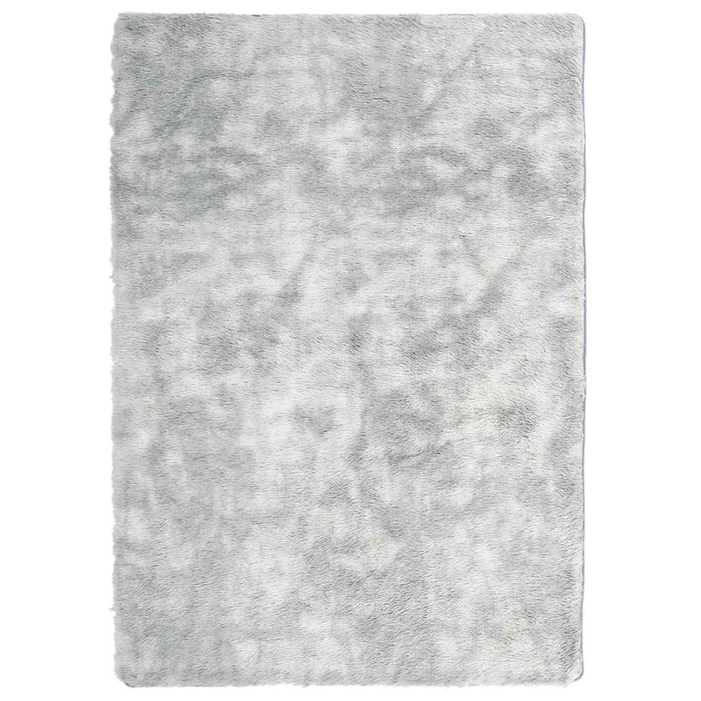 vidaXL Covor shaggy cu pom înalt, NAVARRA, gri deschis, 240x340 cm