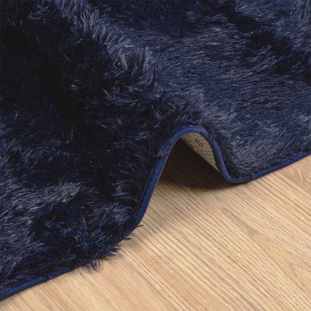 vidaXL Covor shaggy cu pom înalt, NAVARRA, bleumarin, 240x340 cm
