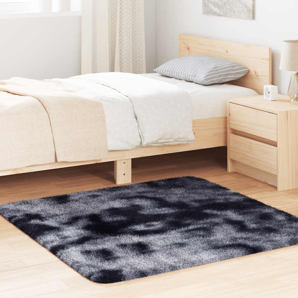 vidaXL Covor shaggy cu pom înalt, NAVARRA, gri închis, 120x120 cm vidaXL Covor shaggy cu pom înalt, NAVARRA, gri închis, 120x120 cm