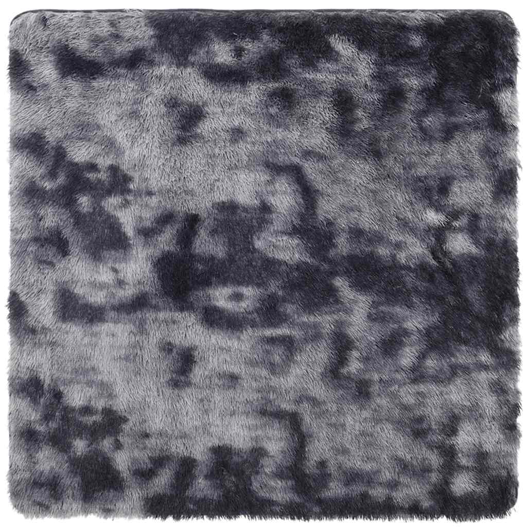 vidaXL Covor shaggy cu pom înalt, NAVARRA, gri închis, 160x160 cm vidaXL Covor shaggy cu pom înalt, NAVARRA, gri închis, 160x160 cm