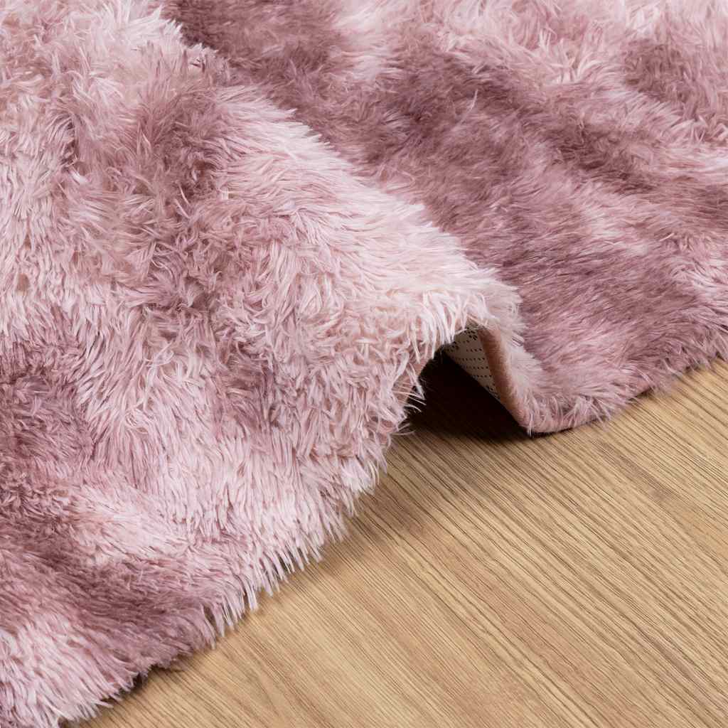 vidaXL Covor shaggy cu pom înalt, NAVARRA, roz praf, 200x200 cm vidaXL Covor shaggy cu pom înalt, NAVARRA, roz praf, 200x200 cm