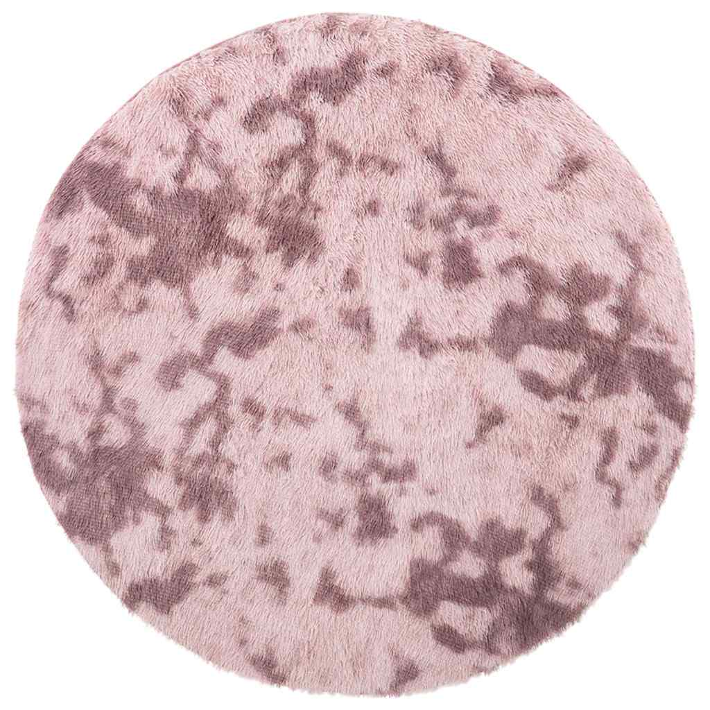 vidaXL Covor shaggy cu pom înalt, NAVARRA, roz praf, 160x160 cm vidaXL Covor shaggy cu pom înalt, NAVARRA, roz praf, 160x160 cm
